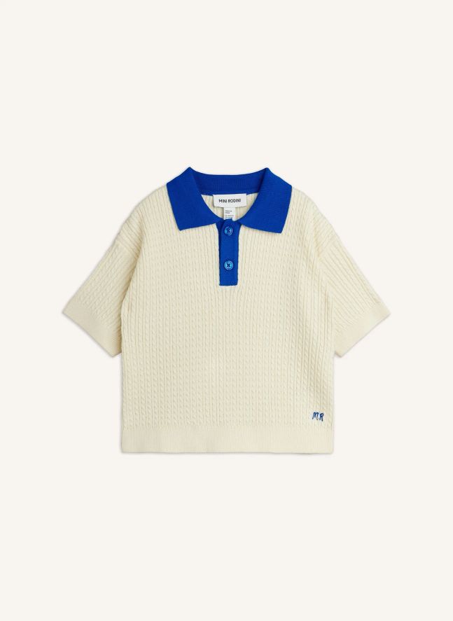 Polo Maille Coton Bio | Ecru