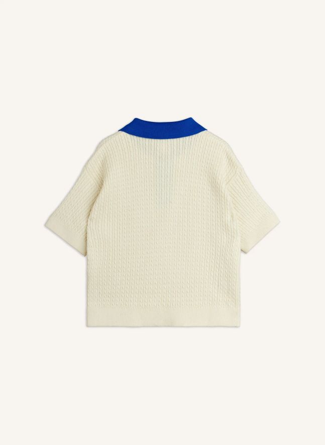 Polo Maille Coton Bio | Ecru