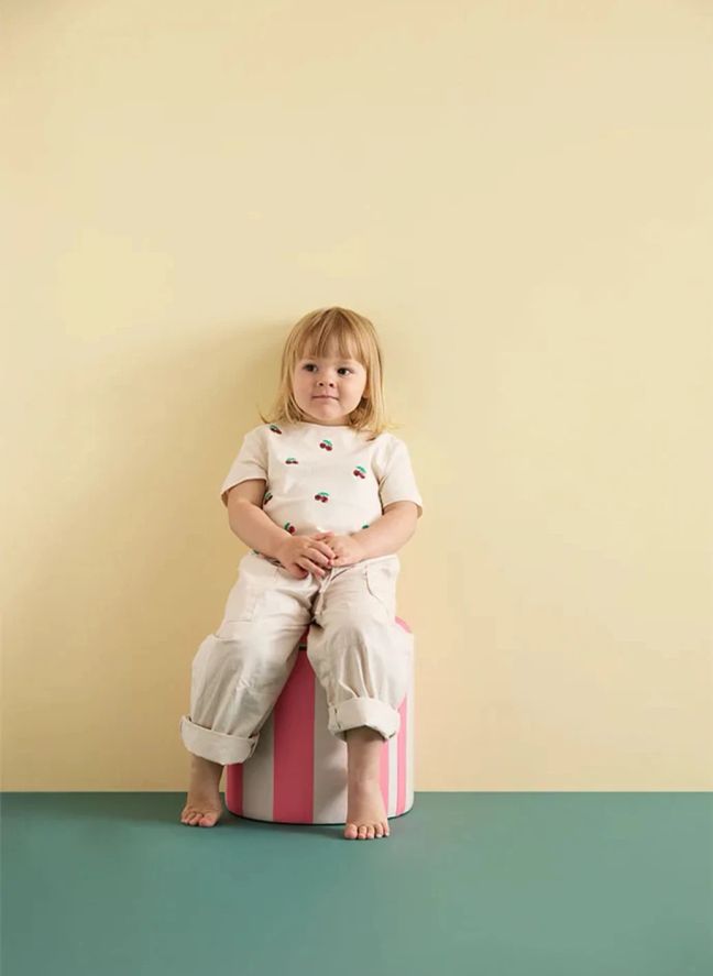 Pouf avec rangement Circus | Rose