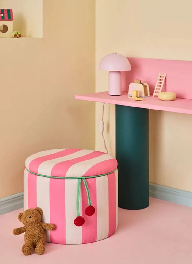 Circus storage pouffe | Pink