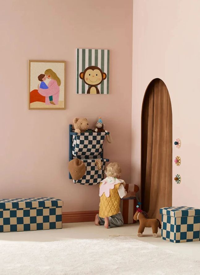 Pouf avec rangement Circus | Marron