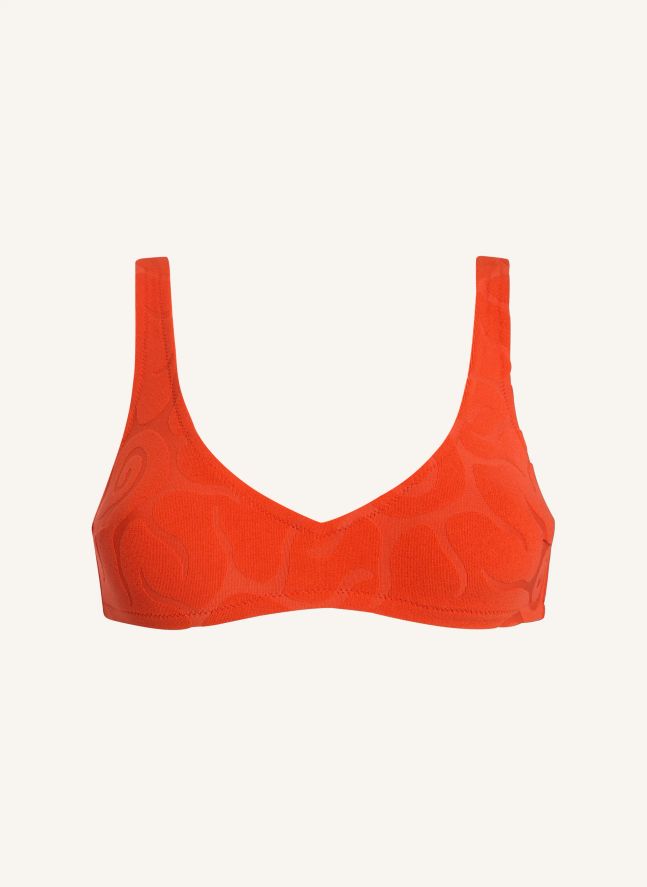 Haut de Maillot Sunero Roccia Texturé | Rouge