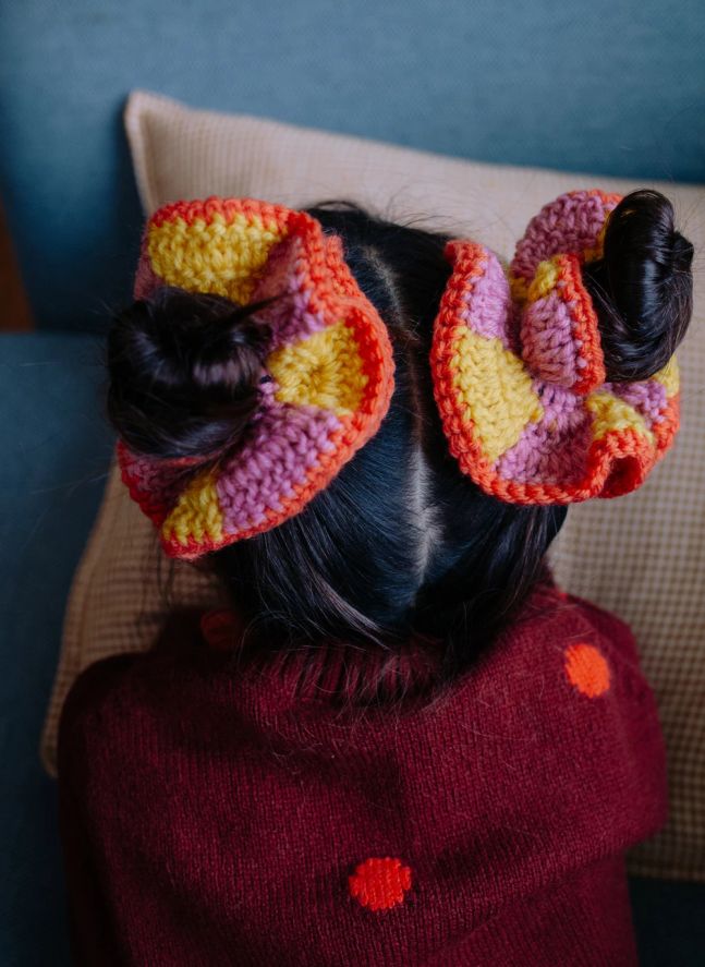 Chouchou Crochet | Orange