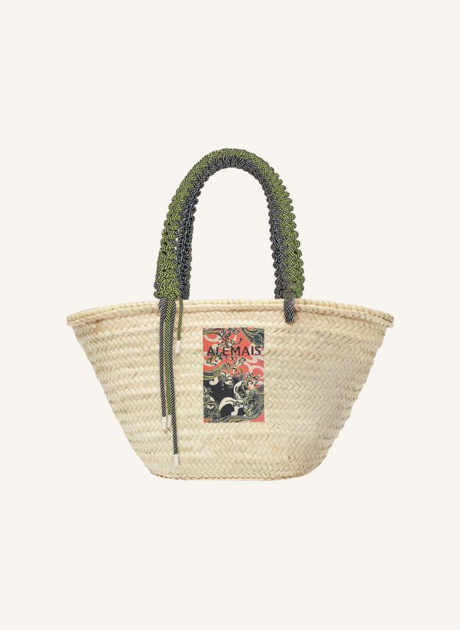 Macramé basket Janine | Khaki