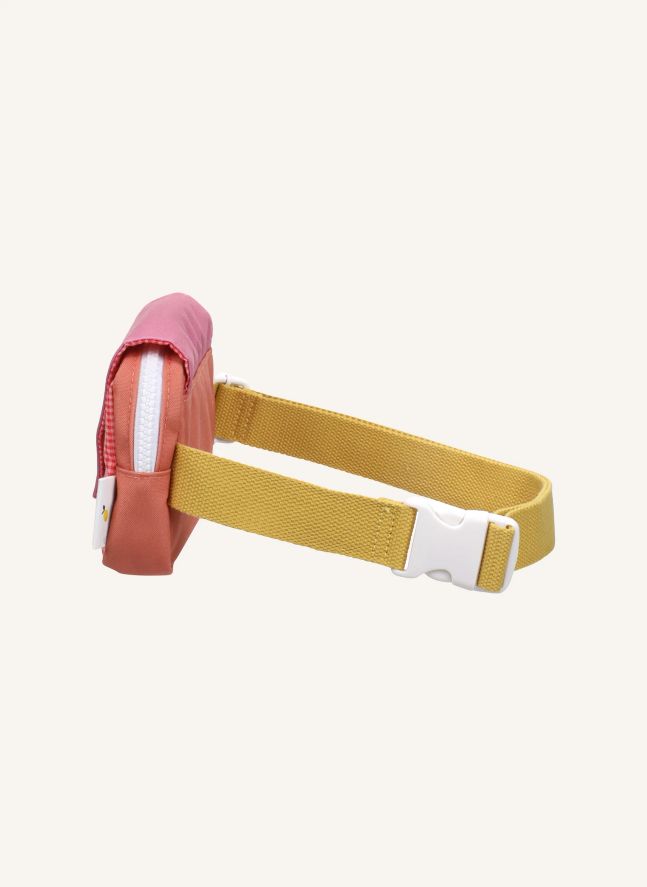 Sac Banane Small Envelope Carreaux | Rose poudré