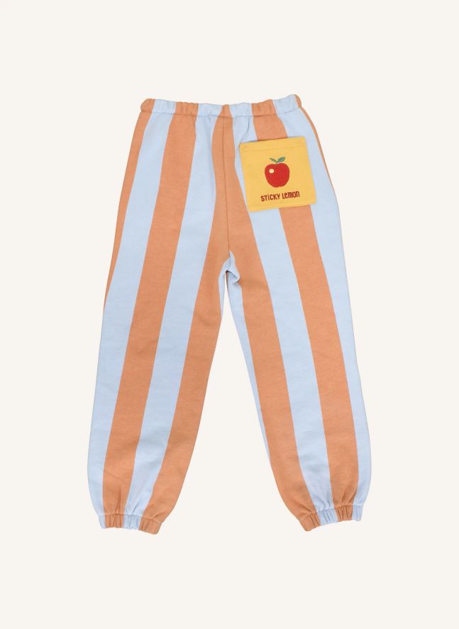 Jogger Citron Rayé | Orange