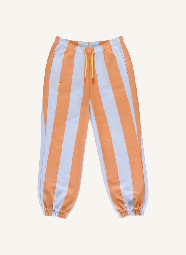 Jogger Citron Rayé | Orange