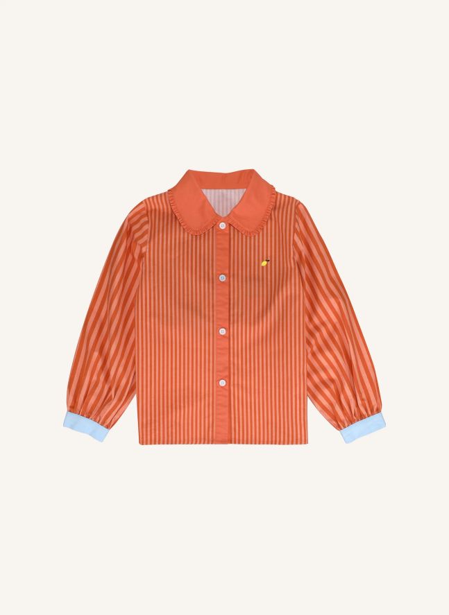 Chemise Citron Rayée | Orange