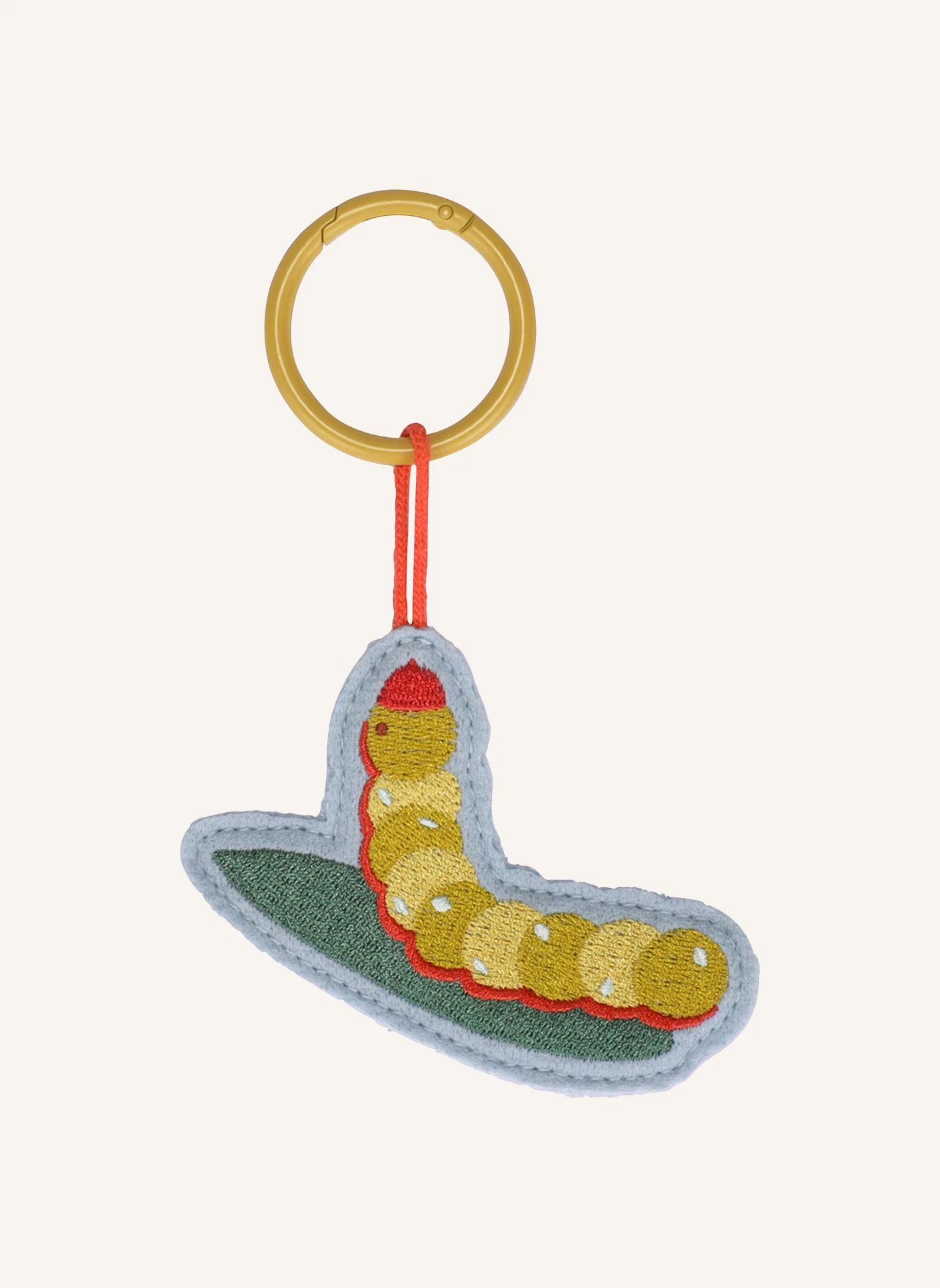 Porte-clés Chenille | Jaune- Image produit n°0