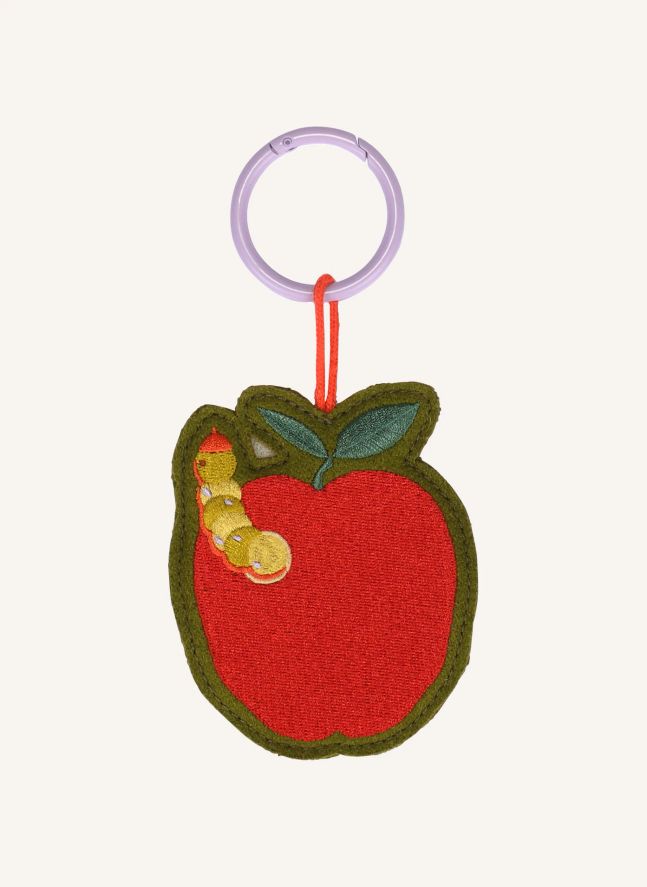 Porte-clés Pomme | Rouge
