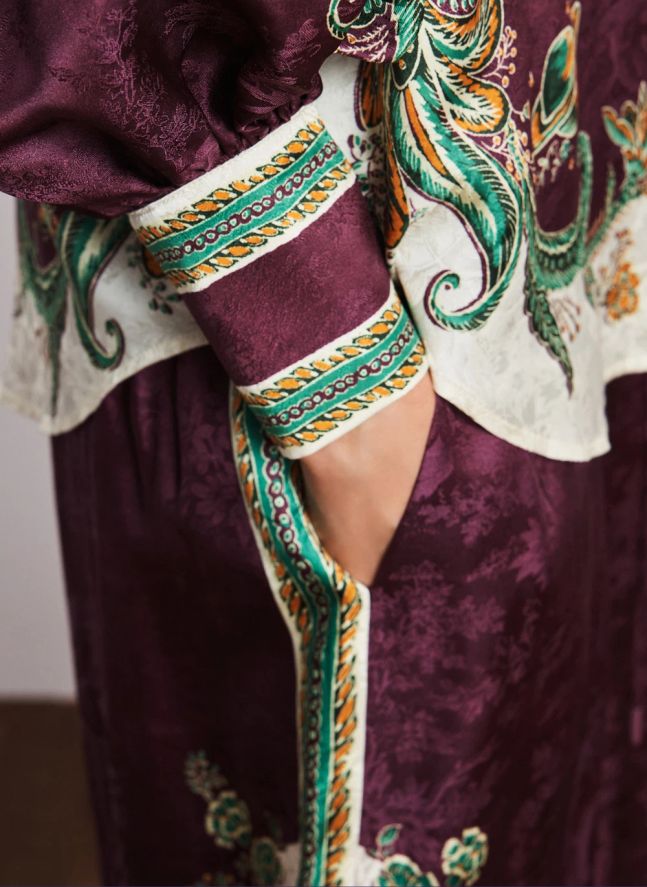 Pantalon Ruthie | Aubergine