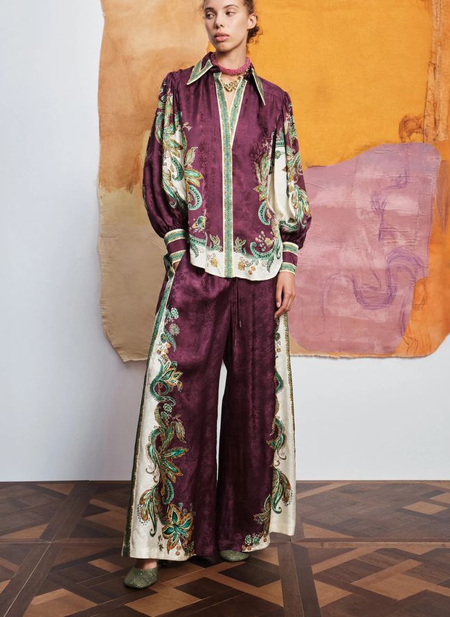 Pantalon Ruthie | Aubergine