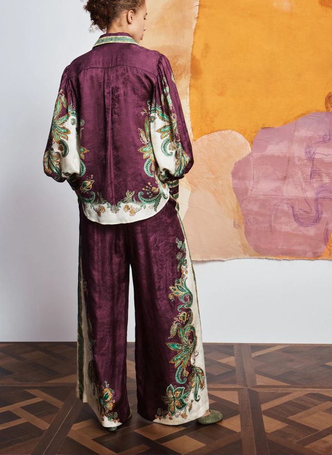 Pantalon Ruthie | Aubergine