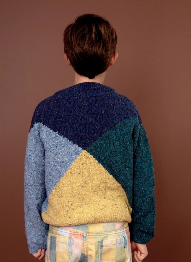 Pull Band Laine | Bleu