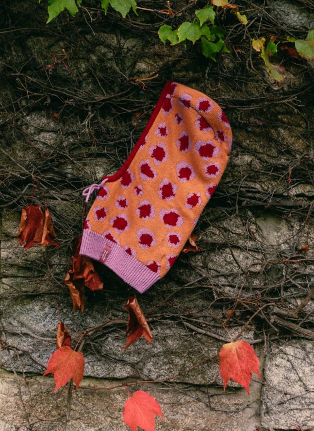 Cagoule Small Town Laine et Cachemire | Orange