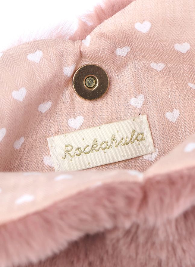 Fluffy Heart Bag | Pink