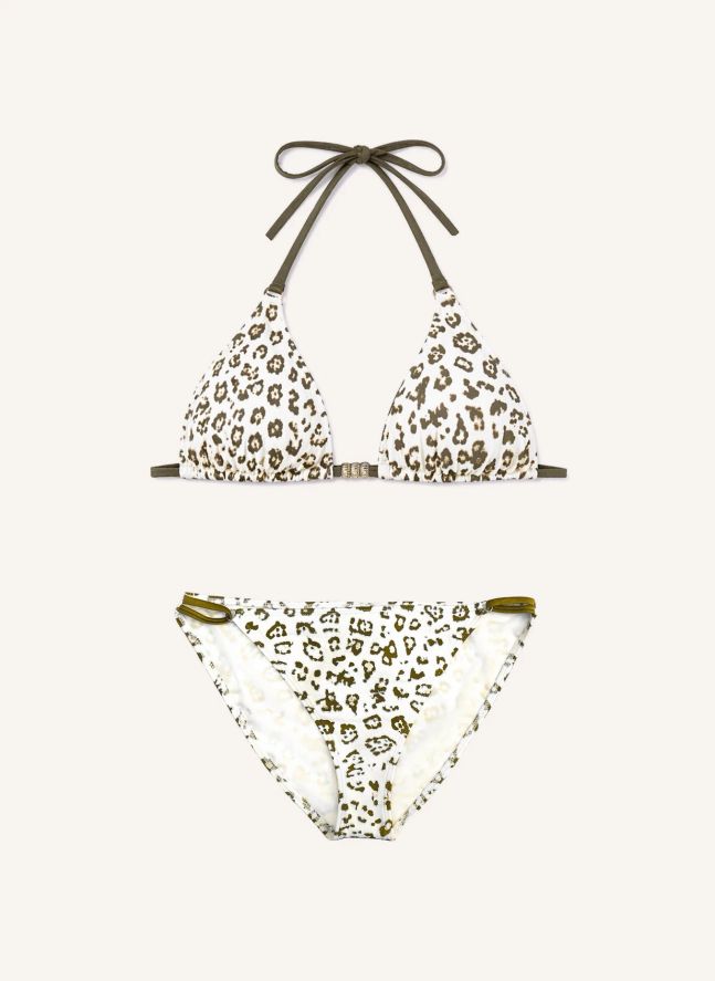 Bañador de 2 piezas Savanna Leopard | Crudo