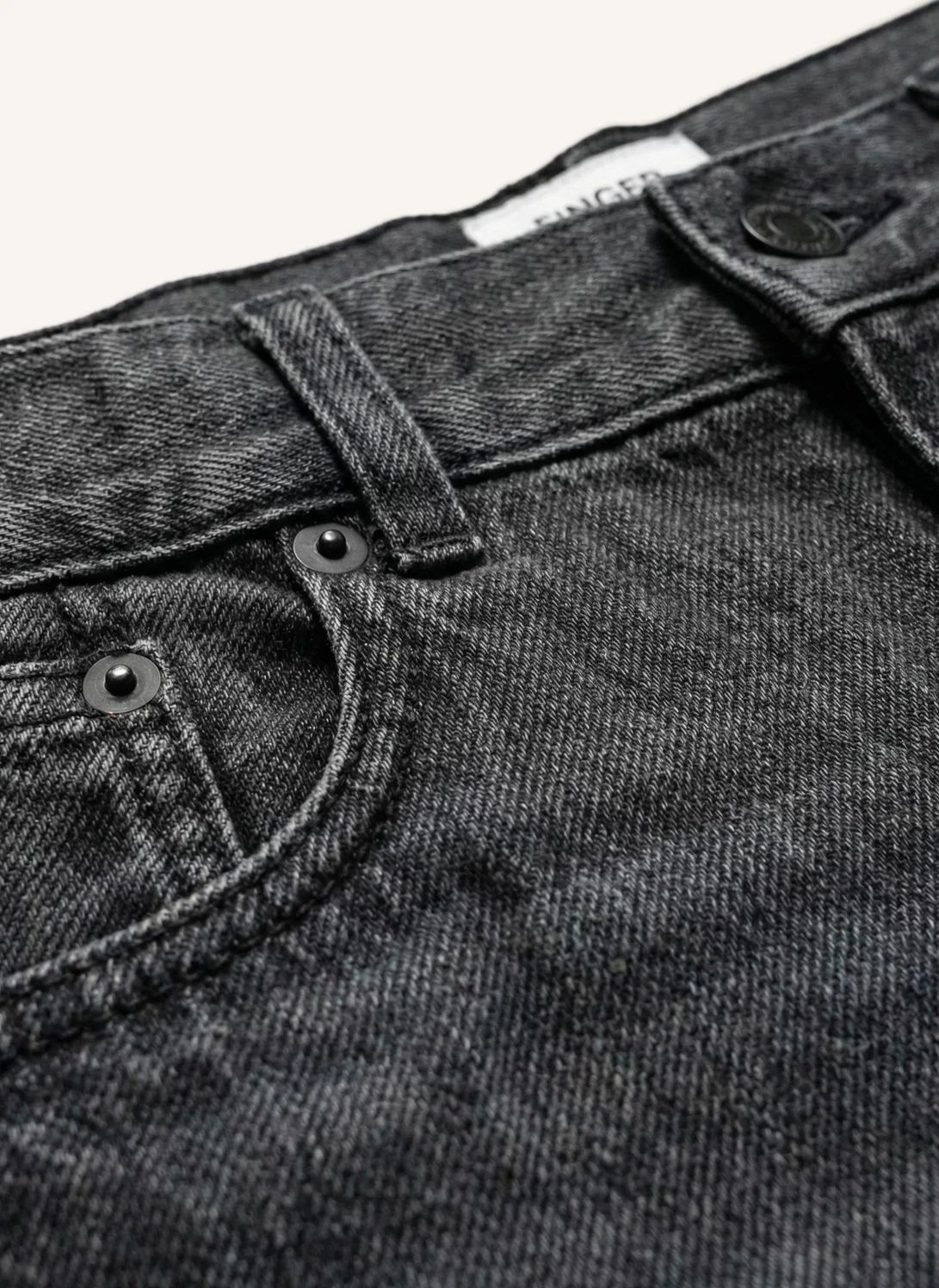 Short Denim Eva | Denim gris- Image produit n°4