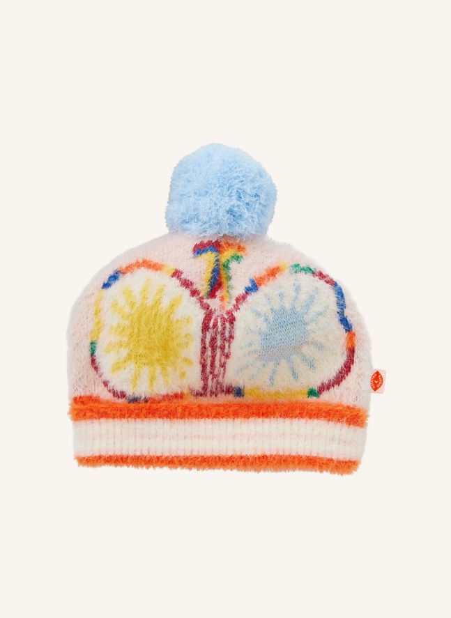 Bonnet Papillons | Rose pâle