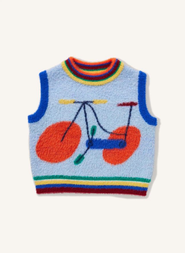 Pull Sans Manches Vélo | Bleu roi