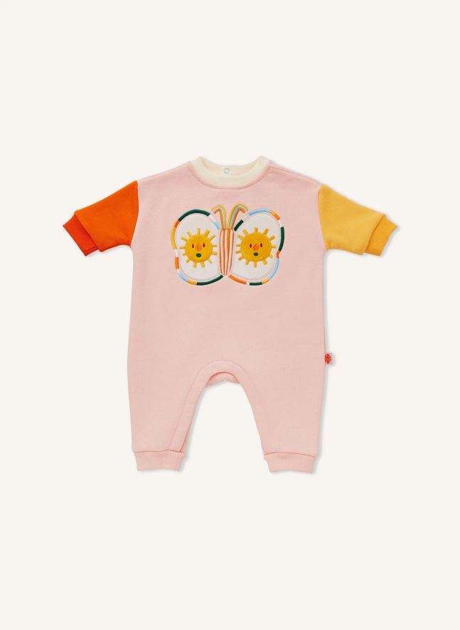 Combinaison Papillons | Rose pâle