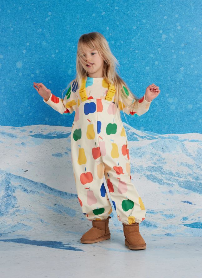 Combinaison de Pluie Fruits | Ecru