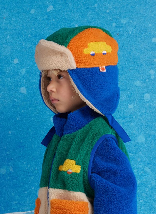 Chapka Façon Sherpa | Bleu roi