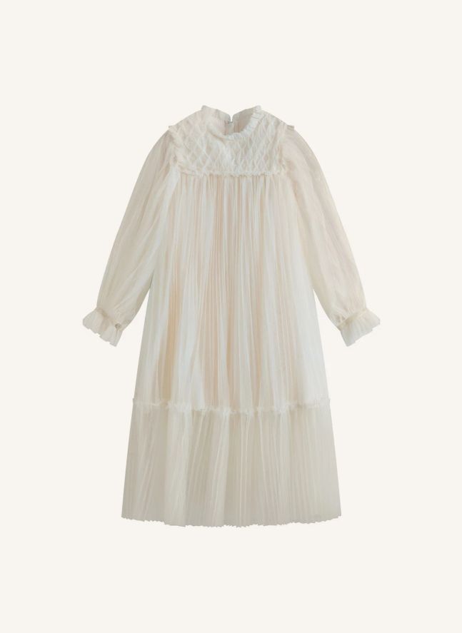 Paula Tulle dress | Cream