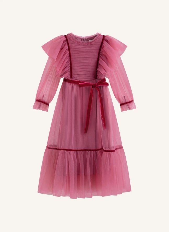 Robe Emilie Tulle | Vieux Rose