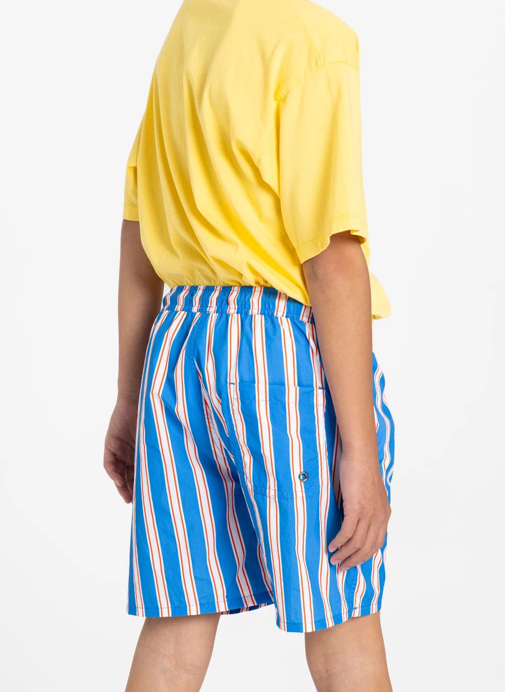 Short de Bain Archie Rayé | Bleu électrique- Image produit n°2