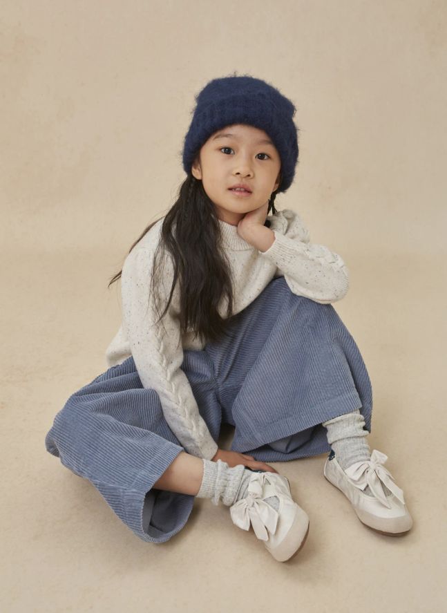Yusu Corduroy Pants | Pale blue