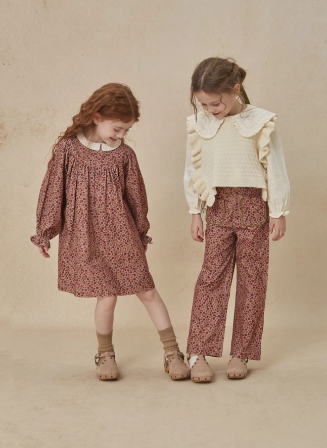 Pantalon Serena Fleuri | Rose