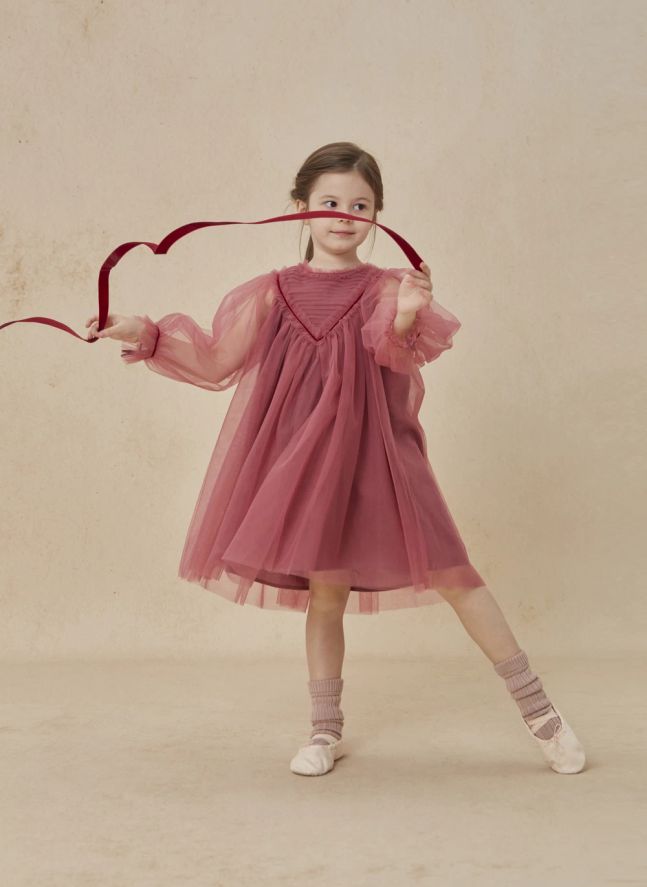 Sandra Tulle dress | Dusty Pink