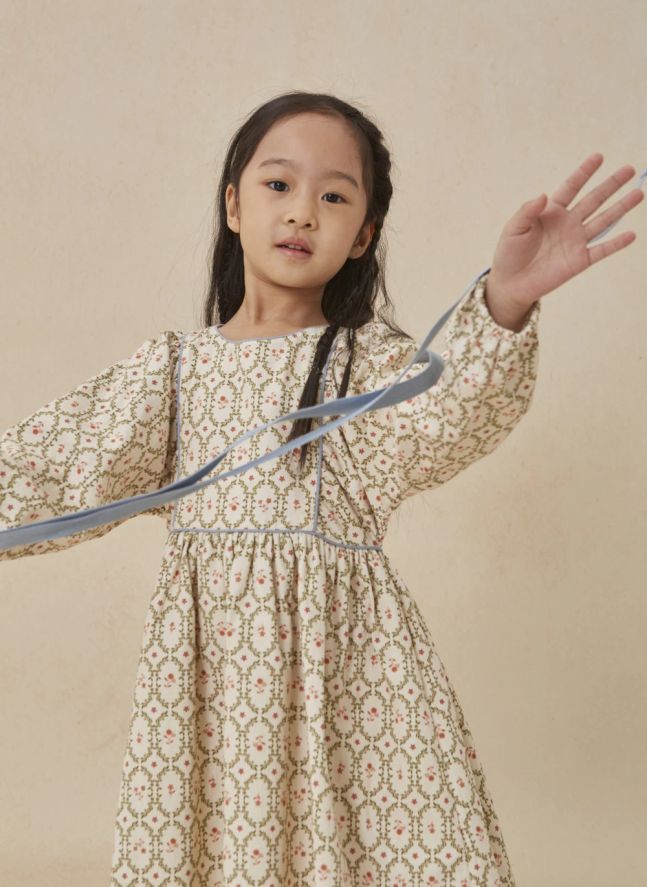 Kana Fleurie Dress | Ecru