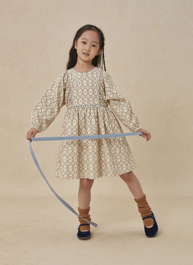 Kana Fleurie Dress | Ecru