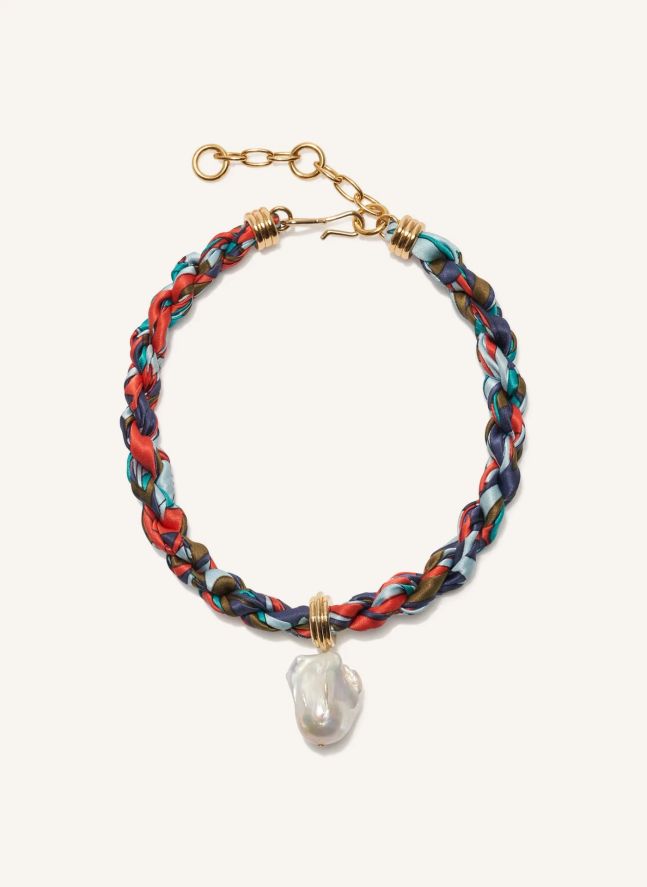 Collier Woven | Rouge