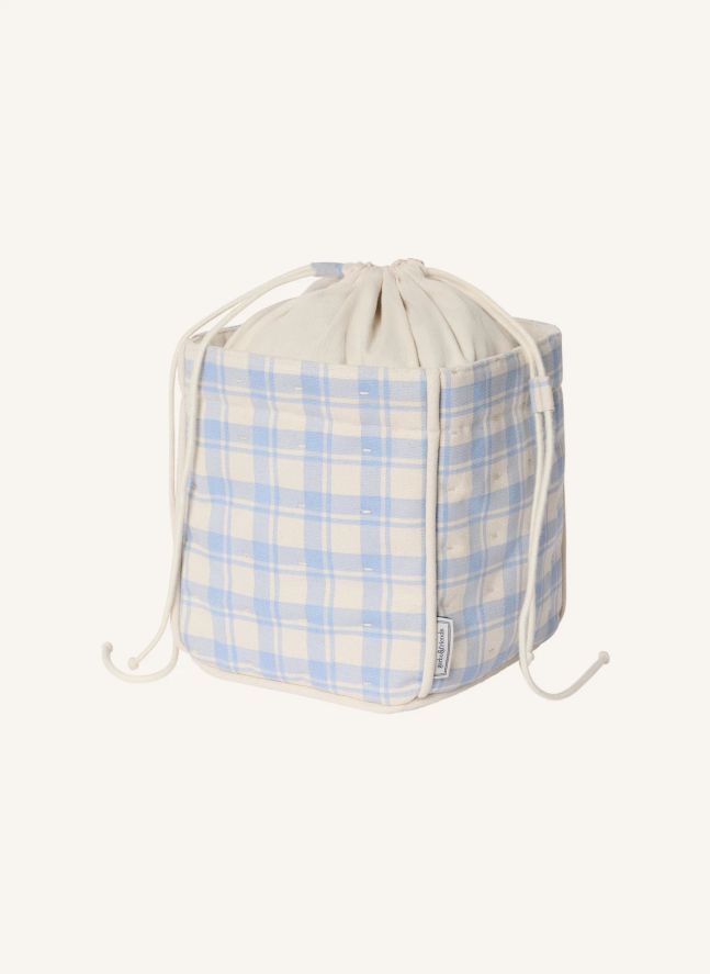 Plaid Sky storage basket