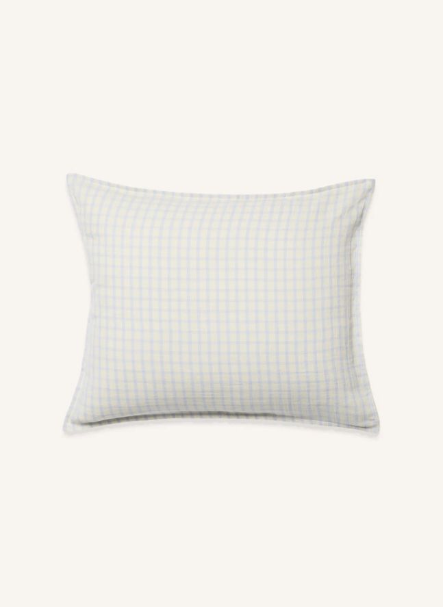 Gingham pillowcase