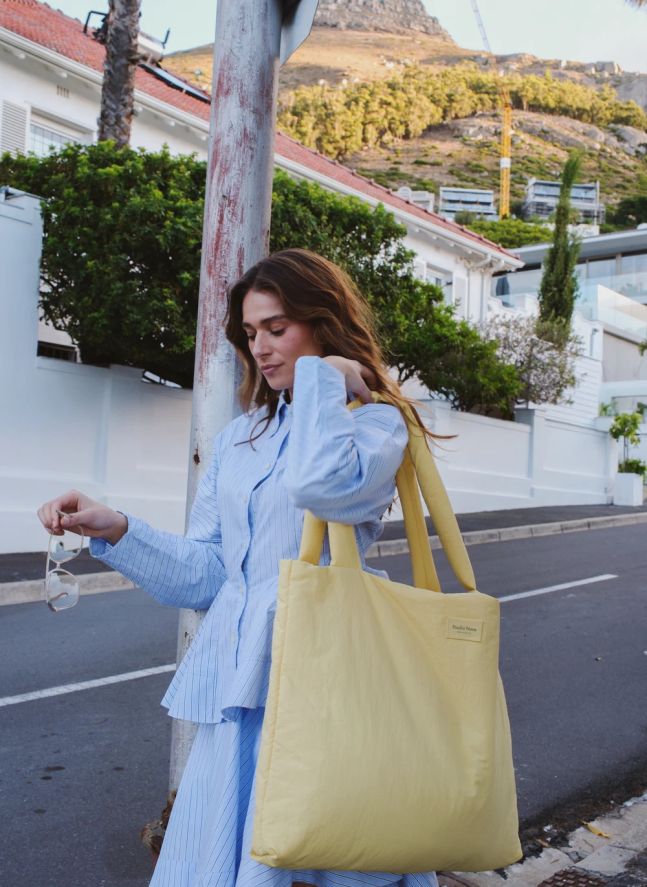 Sac mom-bag | Jaune pâle