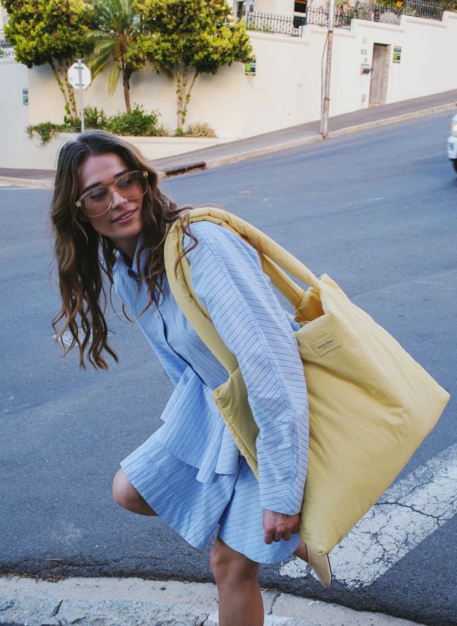 Sac mom-bag | Jaune pâle