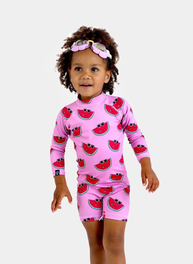 Combishort Anti-UV Chunk A Licious Fibres Recyclées  | Rose fuschia