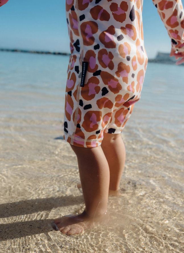 Combishort Anti-UV Candy Leopard Fibras recicladas 