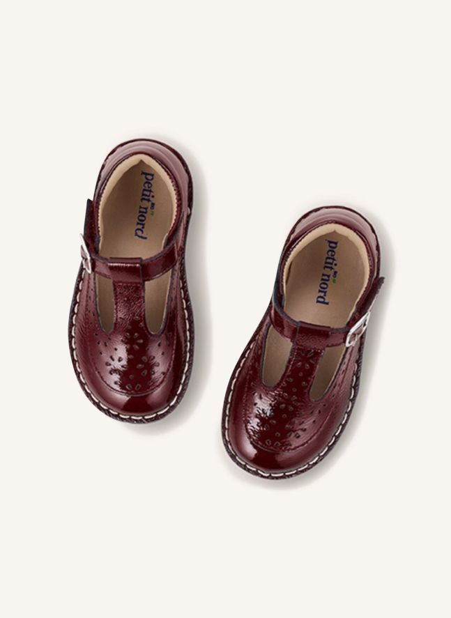 Babies Low T-Bar Flowers | Plum