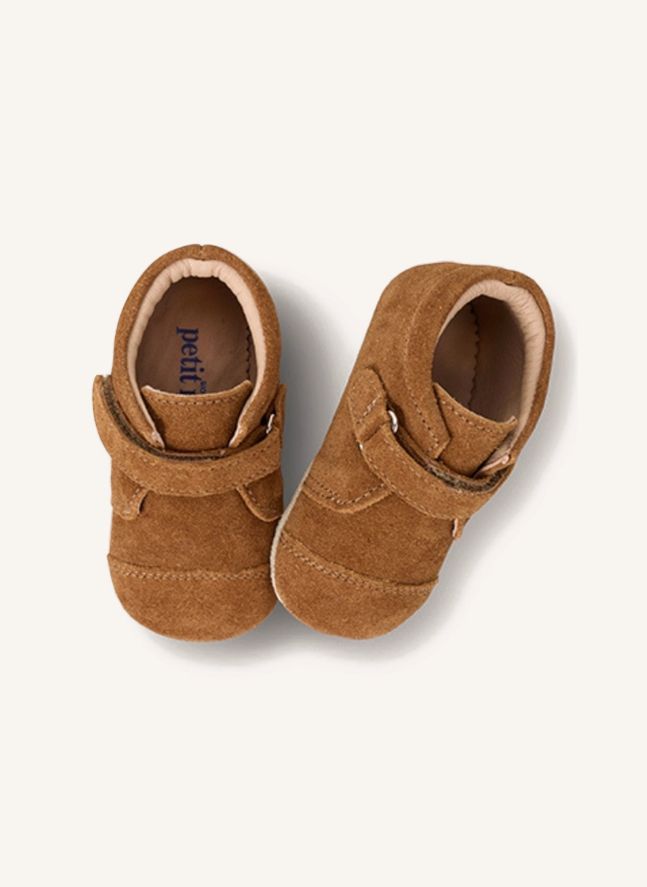 Scratch Suede Slippers | Camel