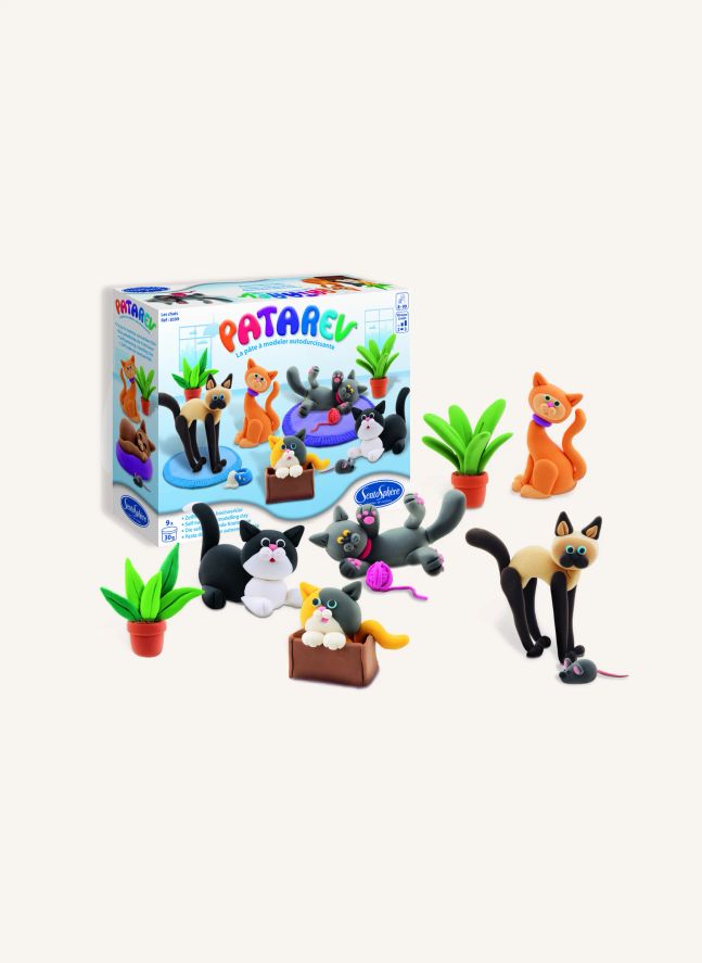 Pâtes à modeler autodurcissantes Patarev Les Chats