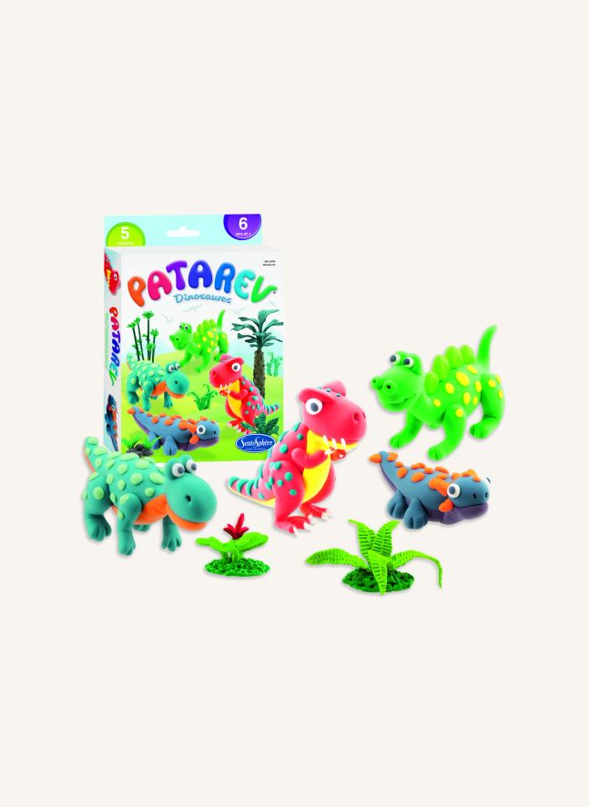 Pâtes à modeler autodurcissantes Patarev Dinosaures