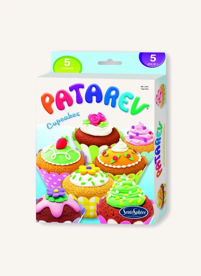 Pâtes à modeler autodurcissantes Patarev Cupcakes