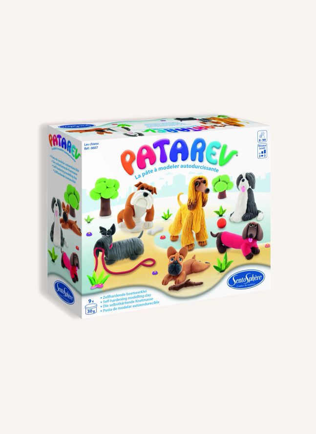 Pâtes à modeler autodurcissantes Patarev Les Chiens