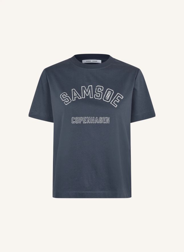 T-shirt Sacamino Coton Bio | Bleu gris