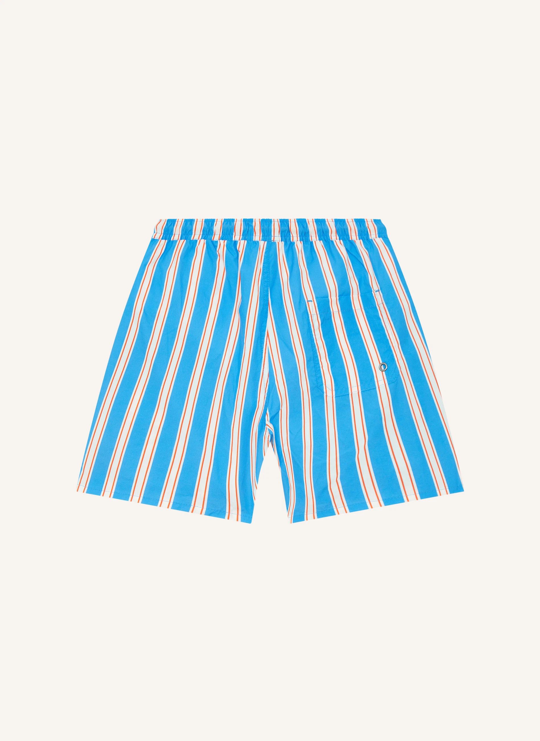 Short de Bain Archie Rayé | Bleu électrique- Image produit n°3